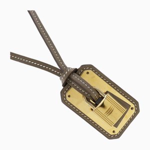 Okelly Vaux Swift Etoupe Greige Necklace from Hermes