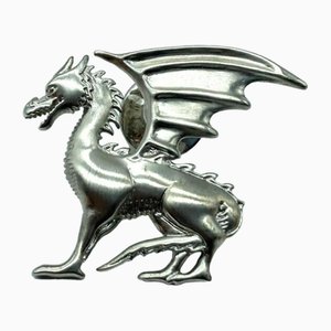 Broche de talismán de dragón de Hermes