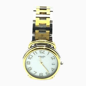 Pullman Quartz Watch in Gold Silver from Hermes
