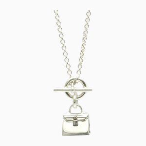 Silver Kelly Motif Necklace from Hermes