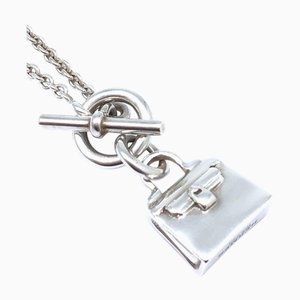 HERMES Amulett Kelly Halskette Silber Ag925 SV925 Anhänger Hals Mode-Accessoires Damen Herren Unisex