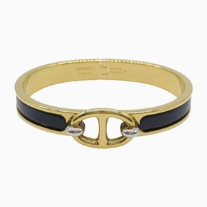 Mini Click Chaine Dancre Bangle in Gold-Plating from Hermes