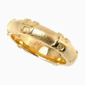 HERMES K18YG Yellow Gold Fidelite Ring 50 5.7g Ladies