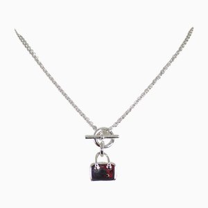 925 Silber Plume Choker Halskette von Hermes