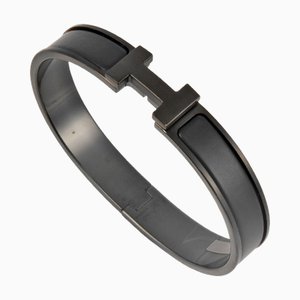 Bracciale rigido HERMES click HH so black smaltato