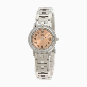 HERMES Clipper Watch Stainless Steel/SS Ladies