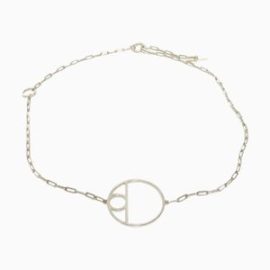 HERMES Necklace Chaine d'Ancle Game Long Anchor Chain Ag925 Silver Women's Accessories Jewelry