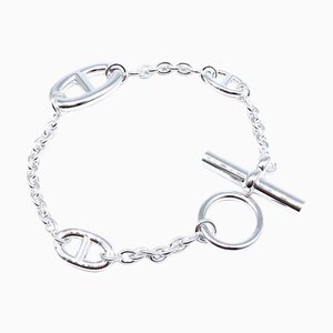 HERMES Farandole Bracelet SV925 Chaine Dunkle Silver Fashion Accessory Men Women Unisex