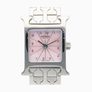 HERMES H Uhr Mini Edelstahl HH1.110 Damen