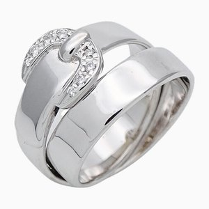 Ring with Diamond in White Gold from Hermes