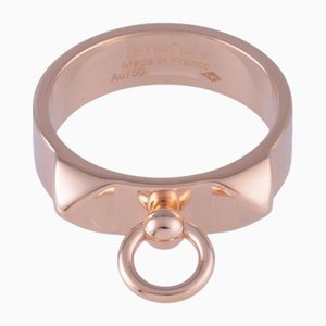Collier Ethian Pm Ring aus Roségold von Hermes