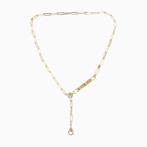 HERMES Kelly Chain Lariat Halskette Gold K18 H218270B Damen