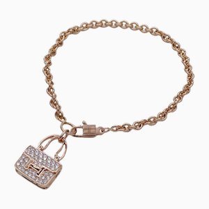 Diamond & Pink Gold Amulet Constance SH Bracelet from Hermes