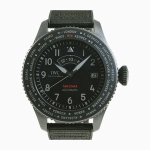 Pilot Watch Timezoner Top Gun Ceratanium Watch from IWC