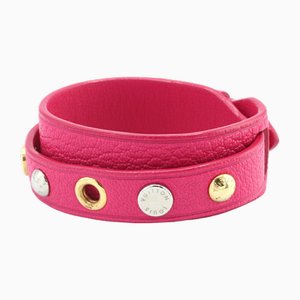 Bracelet Spike It Pink Leather Bangle by Louis Vuitton
