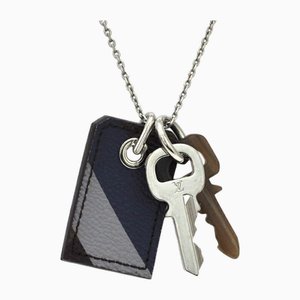 Halskette aus Leder & Kunststoff von Louis Vuitton