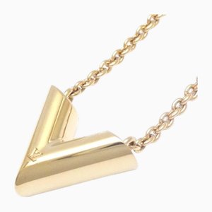 Essential V Gp Gold Plated Necklace by Louis Vuitton