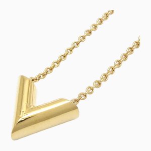 Essential V Gold Plated Necklace by Louis Vuitton