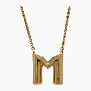 Collar con letra inicial M de Louis Vuitton