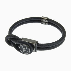 Bracelet Loop It Monogram Eclipse Taiga en Laiton de Louis Vuitton