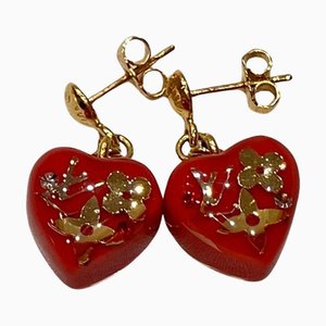 Boucle Dereille Cool Unclusion Heart Earrings by Louis Vuitton, Set of 2