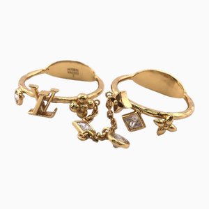 Anello doppio in oro di Louis Vuitton