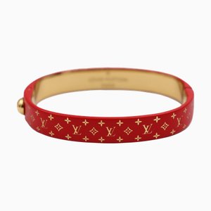 Cuff Nanogram Bracelet with Metal Red Gold Fittings by Louis Vuitton
