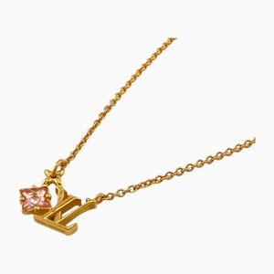 Gold Corrier Lulgram Necklace from Louis Vuitton