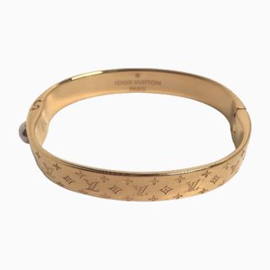 Cuff Nanogram Monogram S Gold Bracelet by Louis Vuitton