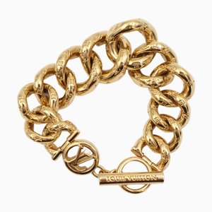 Armband aus Metall mit goldenem Monogramm von Louis Vuitton