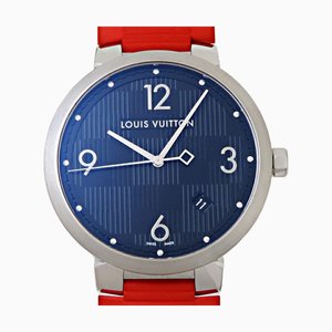 Reloj Tambour Damier para hombre de Louis Vuitton