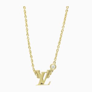 Idylle Blossom Yellow Gold and Diamond Pendant Necklace by Louis Vuitton
