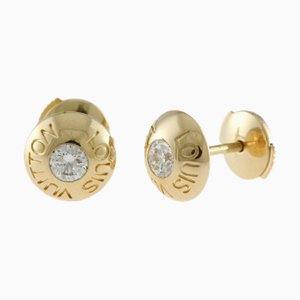 Puce Dreil Crew Diamant Ohrringe von Louis Vuitton, 2 . Set