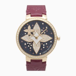 Schmale Tambour Star Blossom Uhr von Louis Vuitton