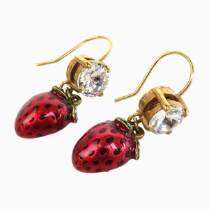 Strawberry Earrings from Miu Miu, Set of 2