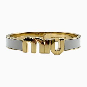 Enamel Metal Bracelet from Miu Miu