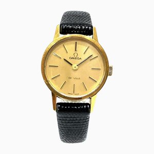 Deville Manual Winding Gold Dial Watch from Omega