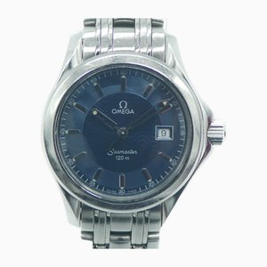 Seamaster 2581.81 Divers Womens Watch with Quartz Blue Dial from Omega