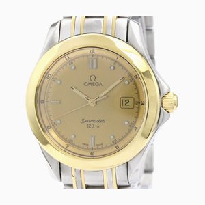 OMEGAPolished Seamaster 120M Chronometer 18K Gold Steel Mens 2311.10 Watch BF559121