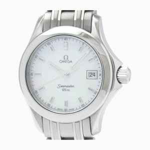 Seamaster 120m Mop Dial Quartz Steel Ladies Watch from Omega