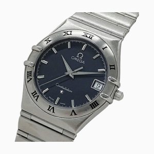 OMEGA Constellation 1512.40 Watch Men's Date Quartz Stainless Steel SS Silver Gray Polished