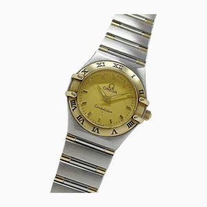 Constellation Quartz Stainless Steel Gold Watch from Omega