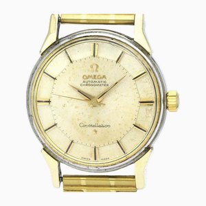 Reloj automático Constellation vintage bañado en oro de Omega