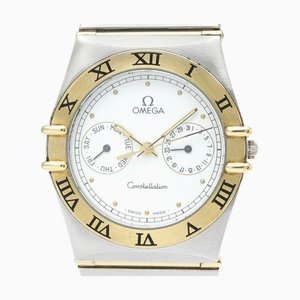OMEGAPolished Constellation Day Date 18K Gold Steel Watch 396.1070 BF566004