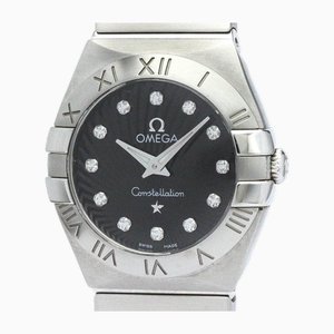 Constellation Brush Diamond Steel Watch from Omega