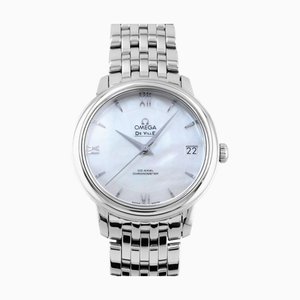 OMEGA De Ville Prestige Coaxial Chronometer 32.7M?M 424.10.33.20.05.001 White Dial Watch Ladies