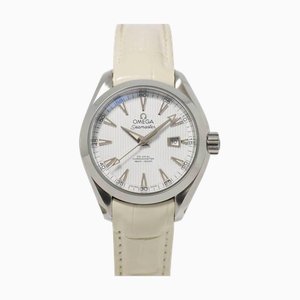 OMEGA Seamaster Aqua Terra Co-Axial 231 13 34 20 04 001 Ladies Watch Date White Dial Automatic Winding