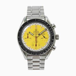 OMEGA Speedmaster Racing Schumacher Limited 3510 12 Chronograph Men's Watch Yellow Dial Automatic