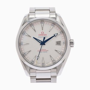 OMEGA Seamaster Aqua Terra Captain's Watch 231.10.42.21.02.002 SS pour homme à remontage automatique cadran argenté