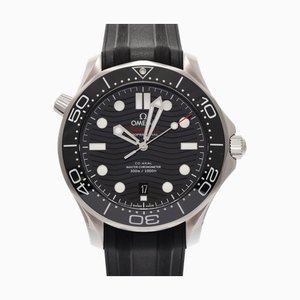 Reloj OMEGA Seamaster 300 Co-Axial 210.32.42.20.01.001 de acero inoxidable / caucho para hombre, esfera negra